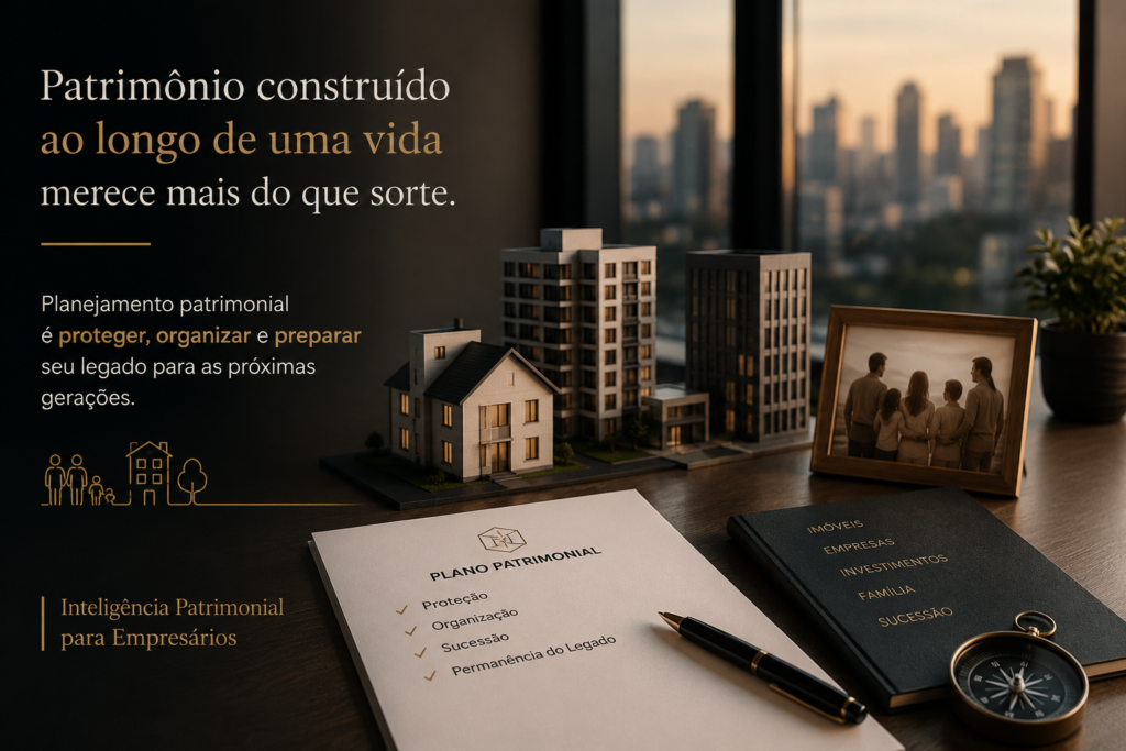 O empresário que acumulou imóveis, mas nunca estruturou o patrimônio: onde começam os riscos