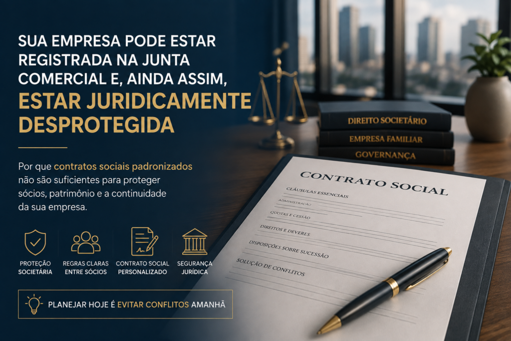 Sua empresa pode estar registrada na Junta Comercial e, ainda assim, estar juridicamente desprotegida