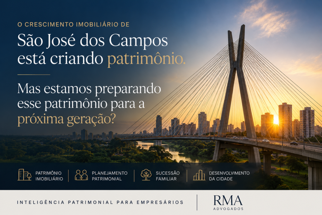 O crescimento imobiliário de São José dos Campos está criando patrimônio. Mas estamos preparando esse patrimônio para a próxima geração?