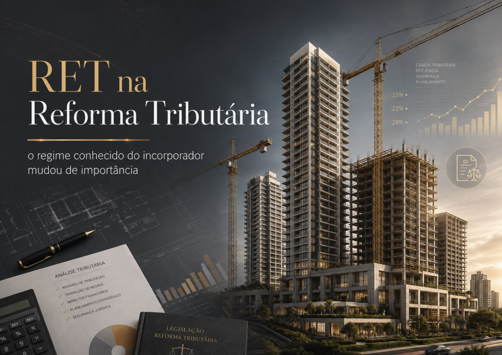 RET na Reforma Tributária: o regime conhecido do incorporador mudou de importância