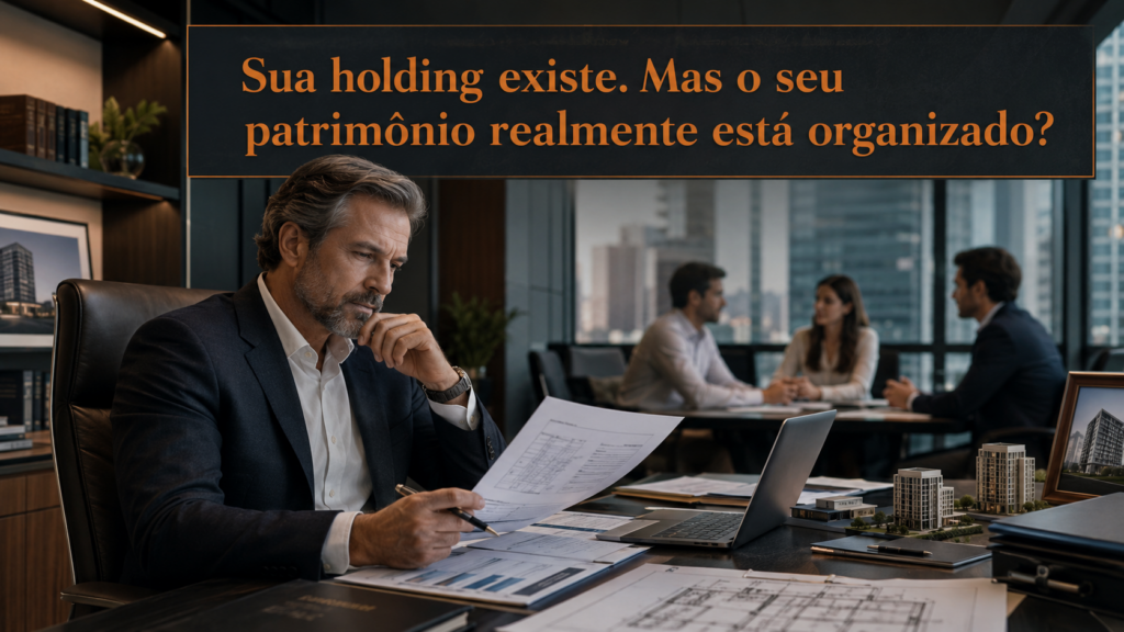 Sua empresa tem uma holding. Mas o seu patrimônio realmente está organizado?